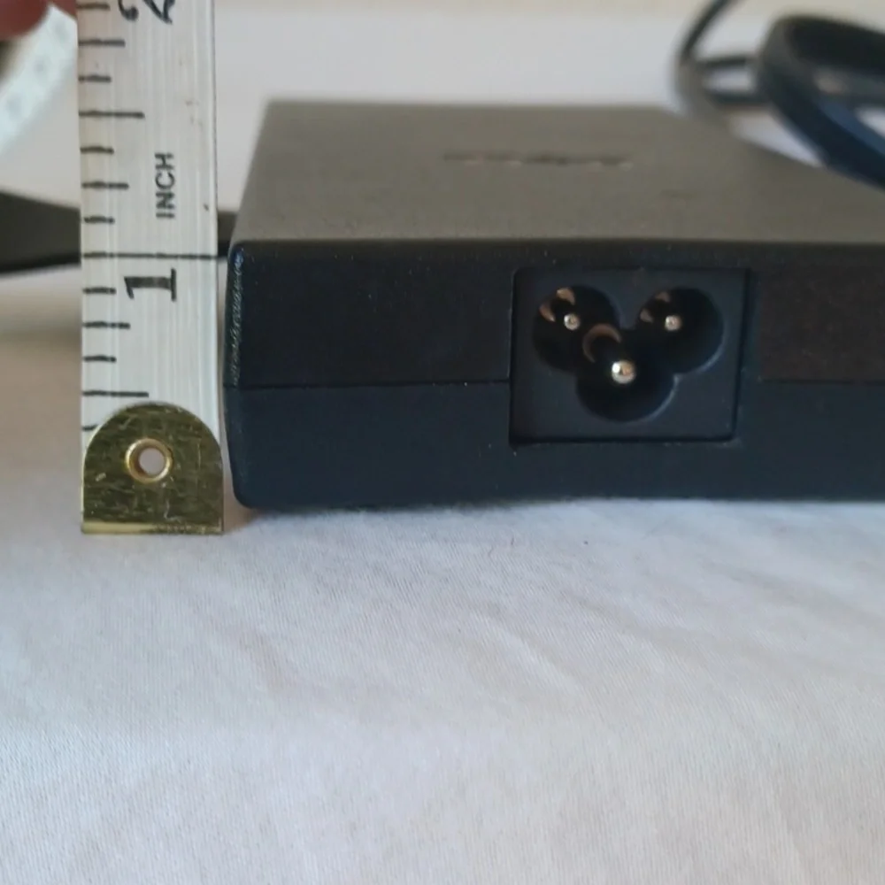 Dell AC/DC Laptop Adapter 19.5V & Power Cord Black Model DA130PE1-00